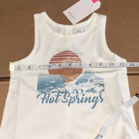 NWT $22 ROXY GIRLS 4 SHINING SUN B TANK TOP - Picture 4 of 7